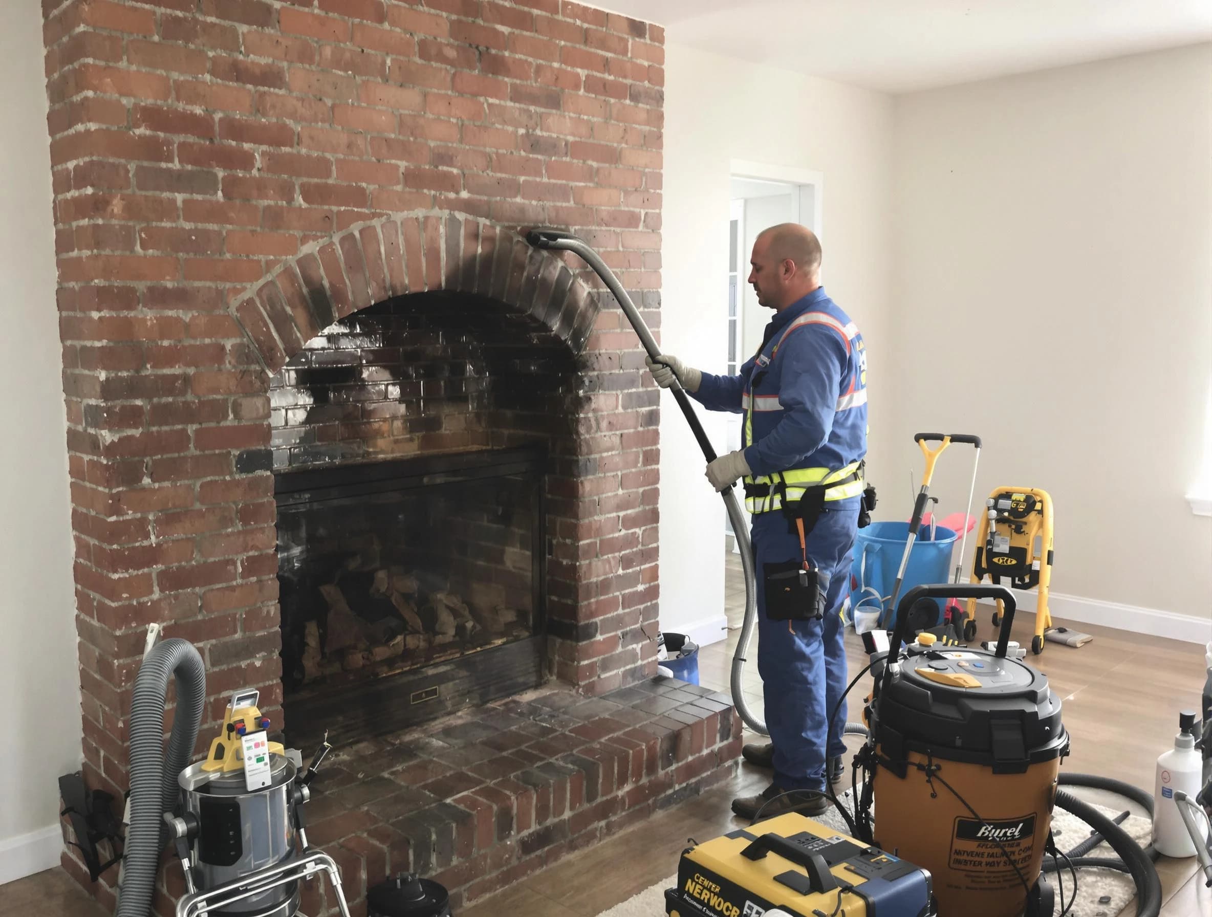 Haverhill Chimney Sweep expert performing detailed chimney sweep in Haverhill, MA