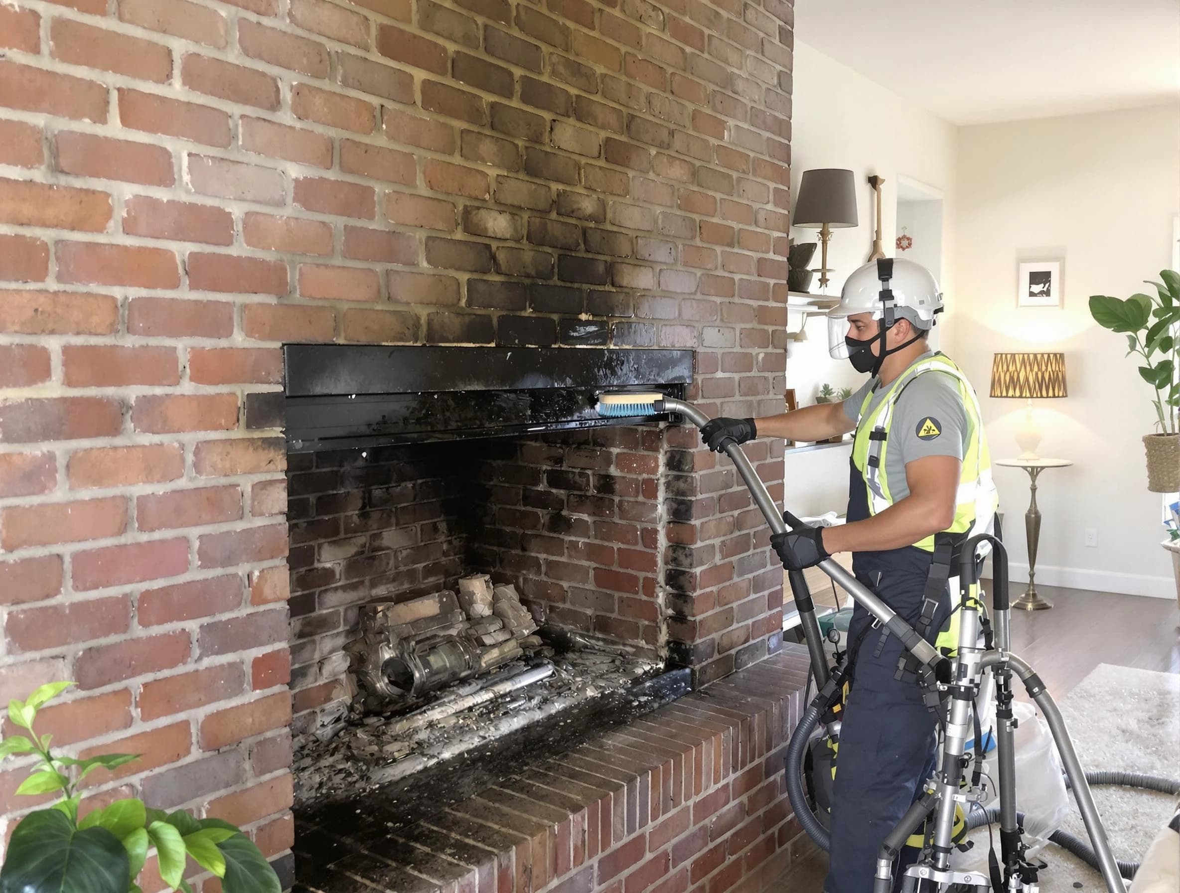 Haverhill Chimney Sweep providing fireplace cleaning services in Haverhill, MA