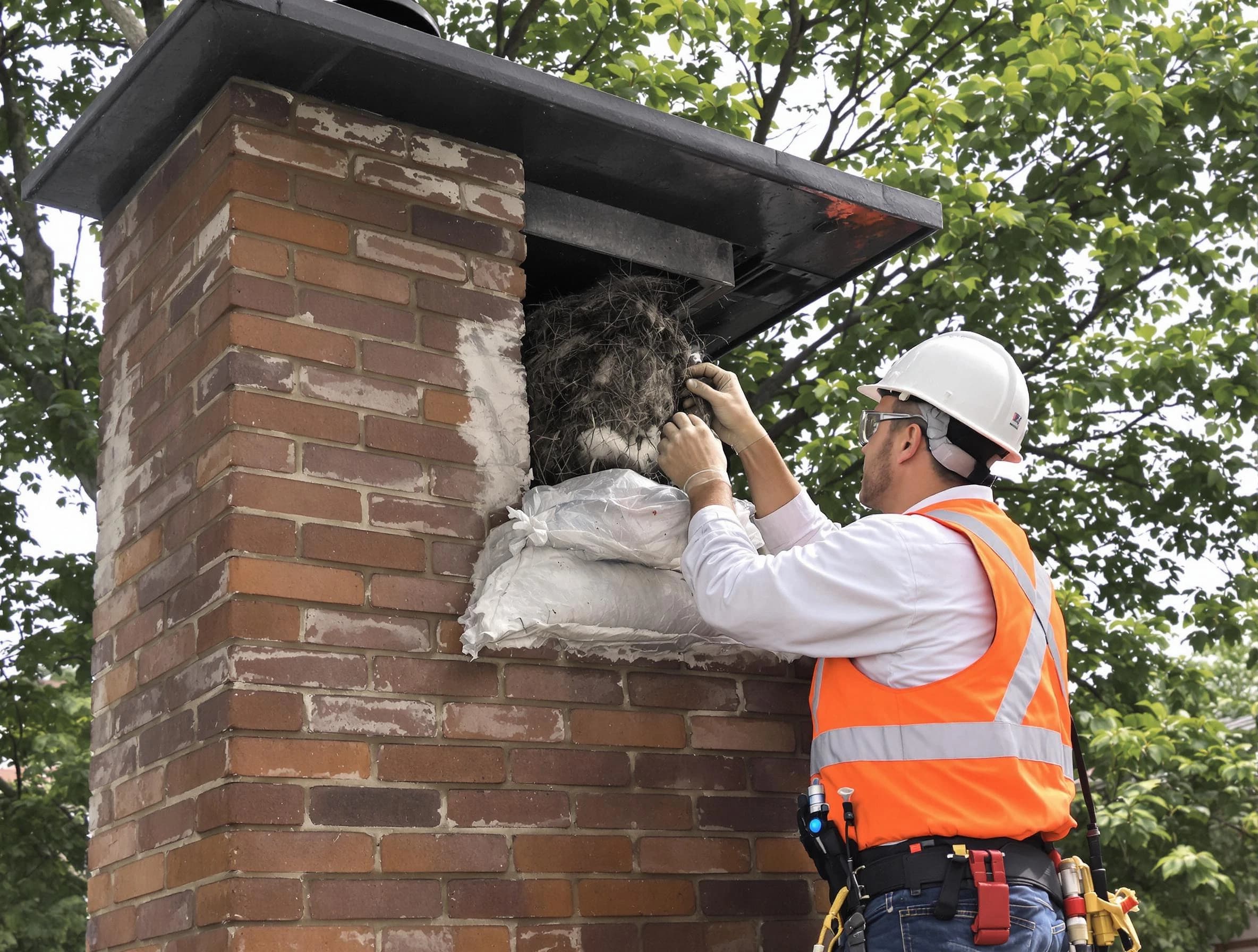 Humane removal of debris and animals by Haverhill Chimney Sweep in Haverhill, MA