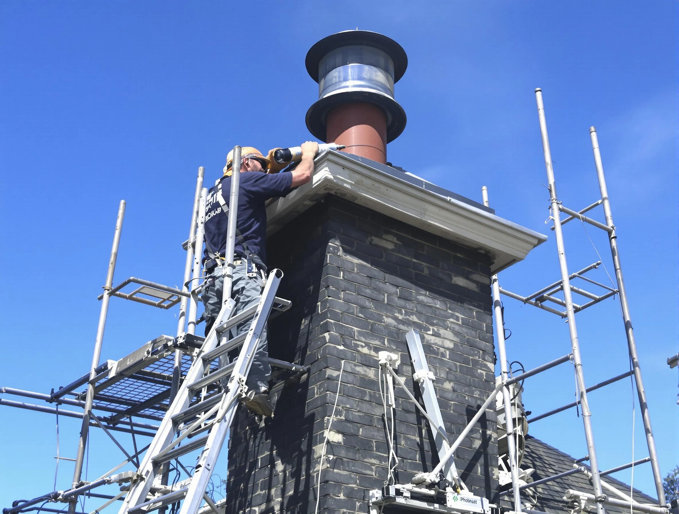 Sturdy chimney crown finished by Haverhill Chimney Sweep in Haverhill, MA