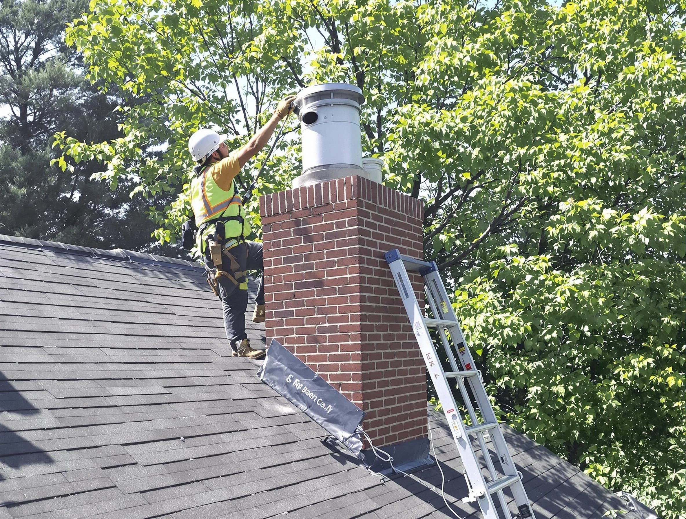 Chimney liner inspection by Haverhill Chimney Sweep in Haverhill, MA