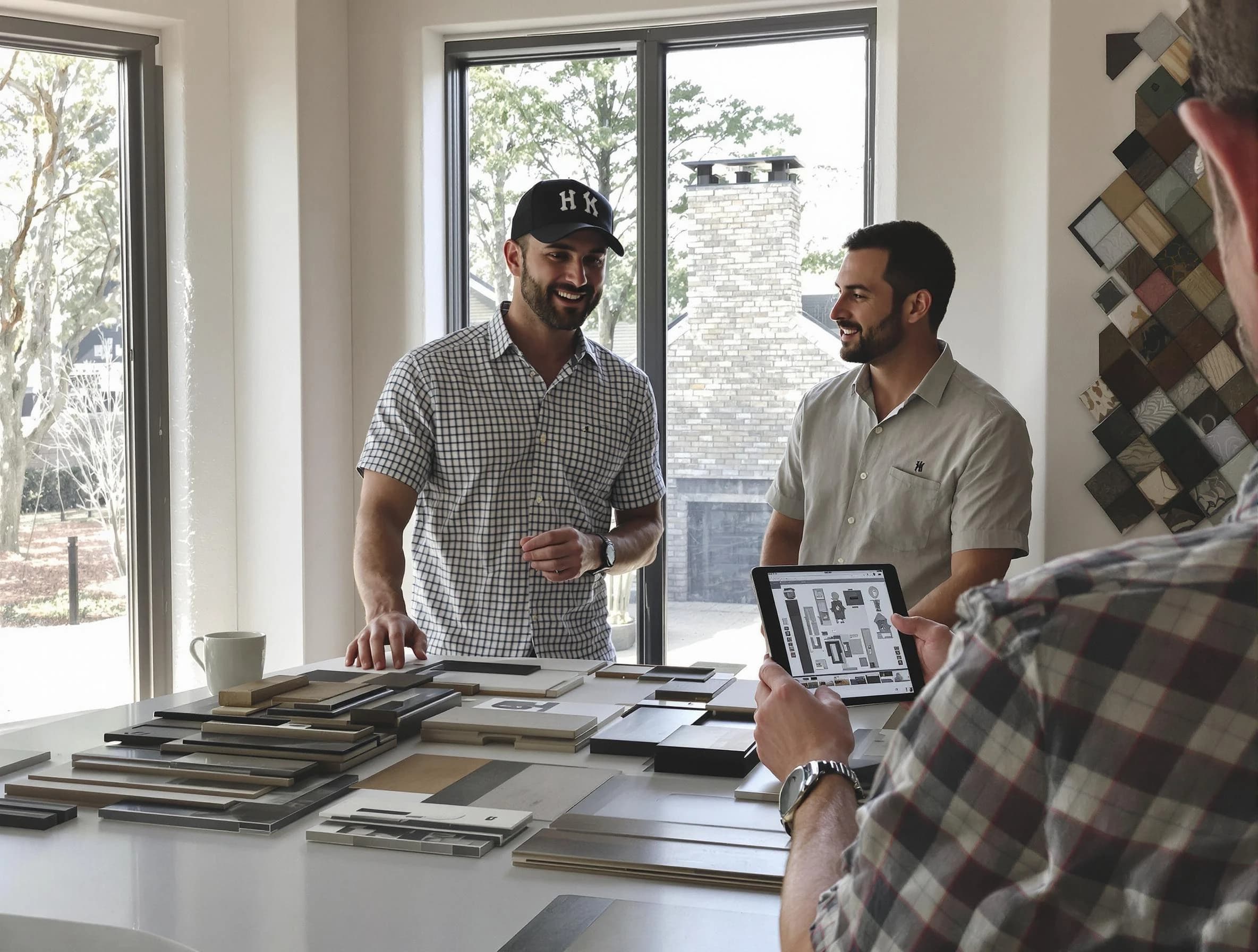Haverhill Chimney Sweep remodeling a chimney and fireplace in Haverhill, MA
