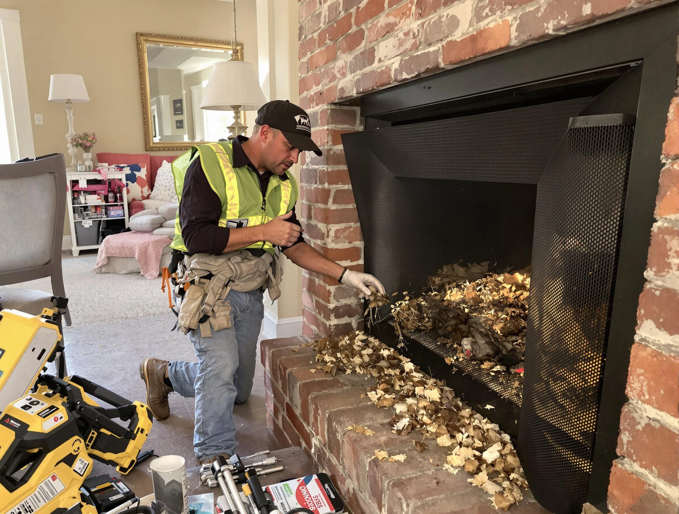 Safe screening installation by Haverhill Chimney Sweep in Haverhill, MA