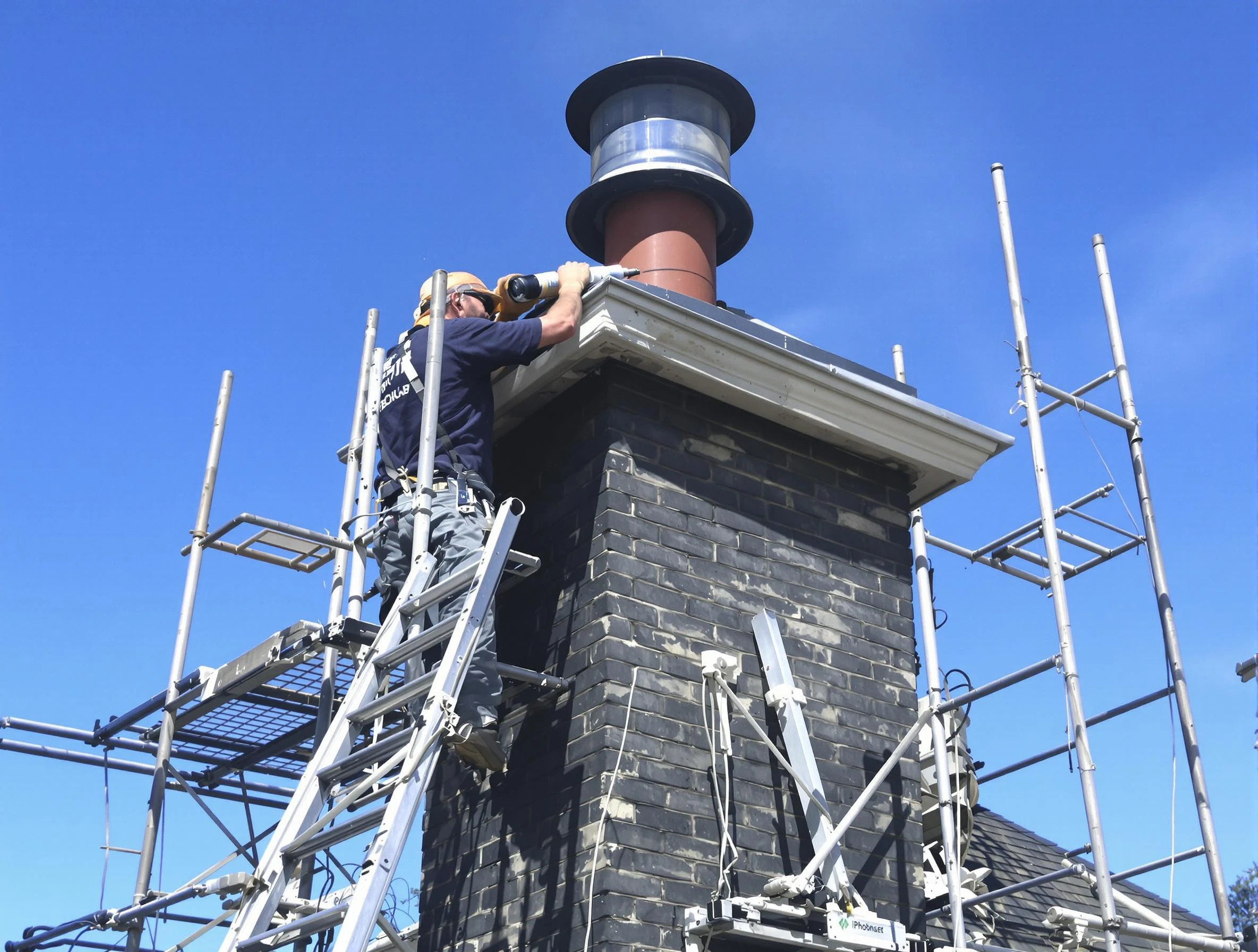 Sturdy chimney crown finished by Haverhill Chimney Sweep in Haverhill, MA
