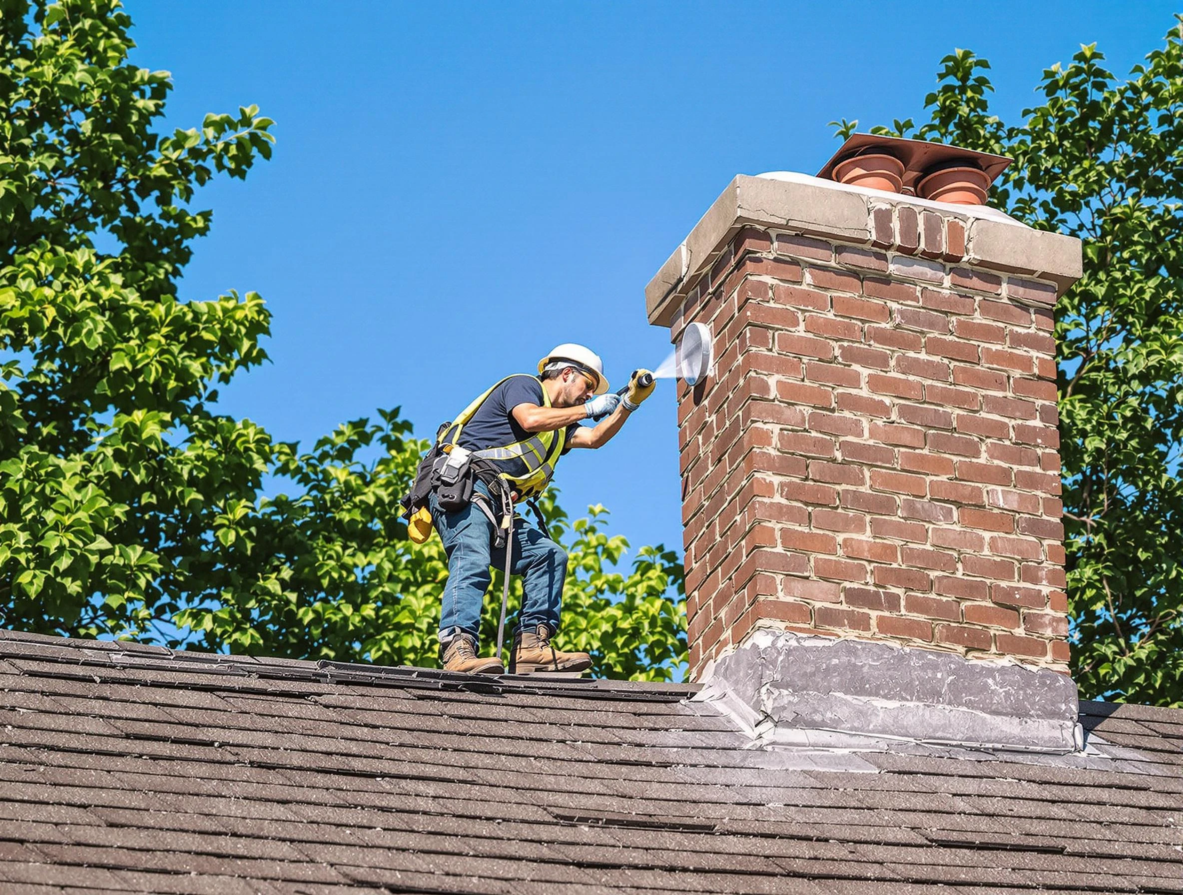 Haverhill Chimney Sweep performing an inspection with advanced tools in Haverhill, MA