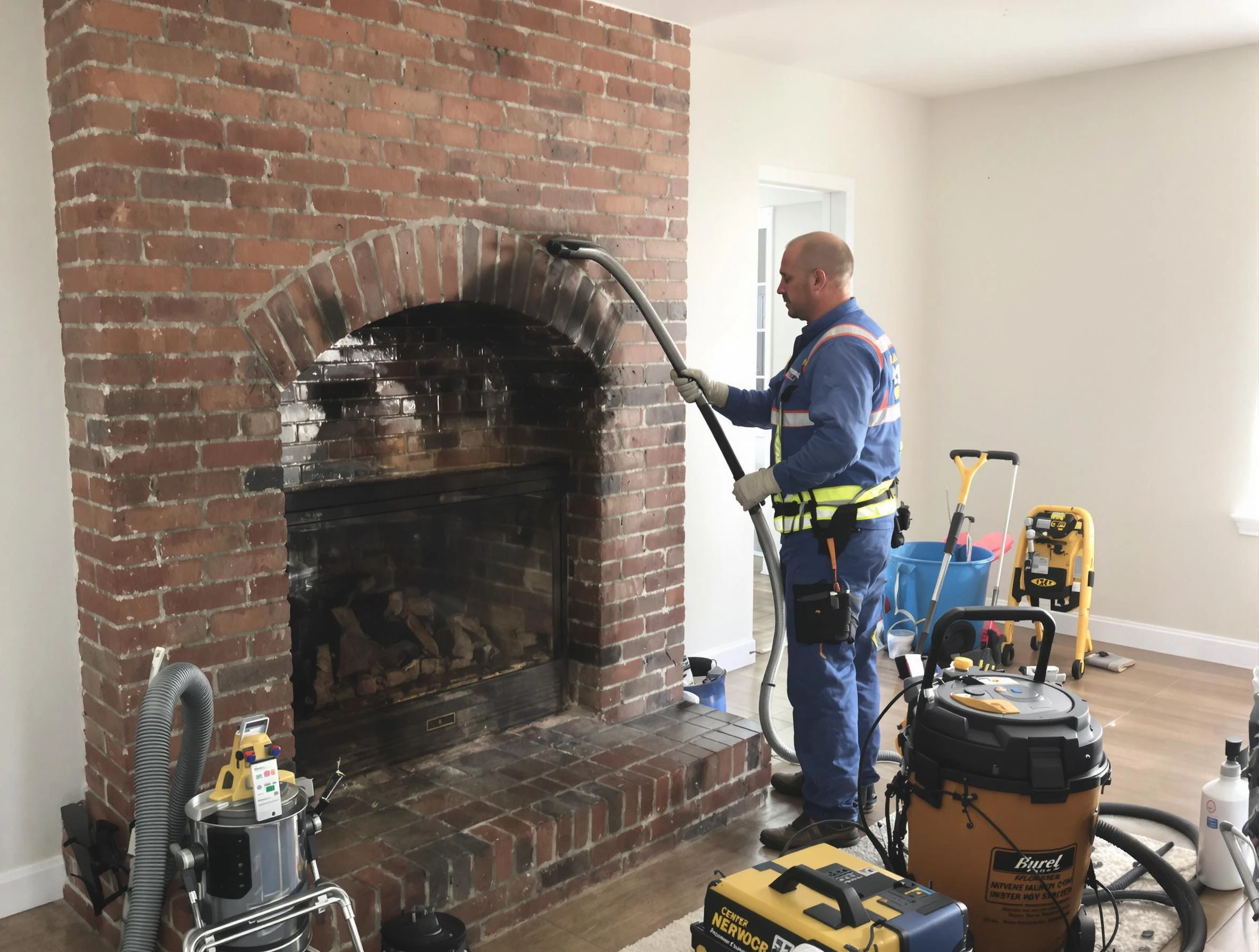 Haverhill Chimney Sweep expert performing detailed chimney sweep in Haverhill, MA